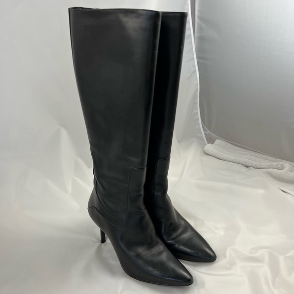 Black Leather Cole Haan NIKEAIR SZ 8 - Picture 7 of 11